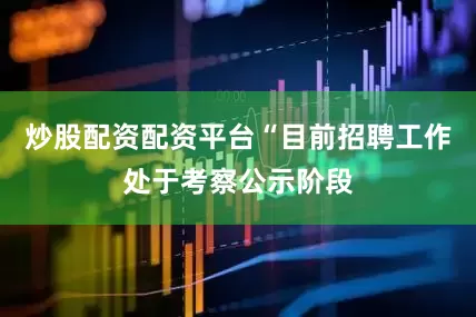 炒股配资配资平台“目前招聘工作处于考察公示阶段